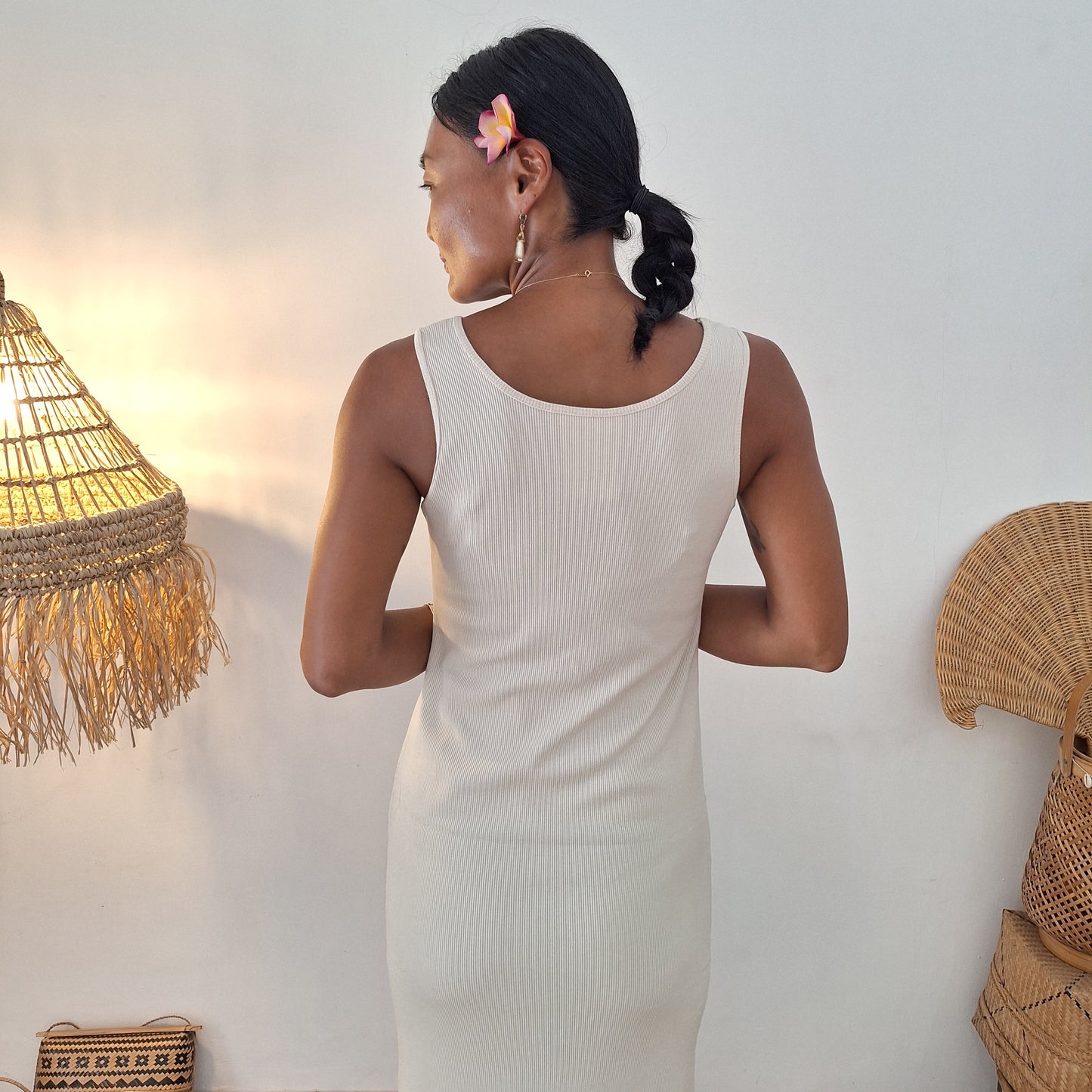 DRESS AYU / BEIGE