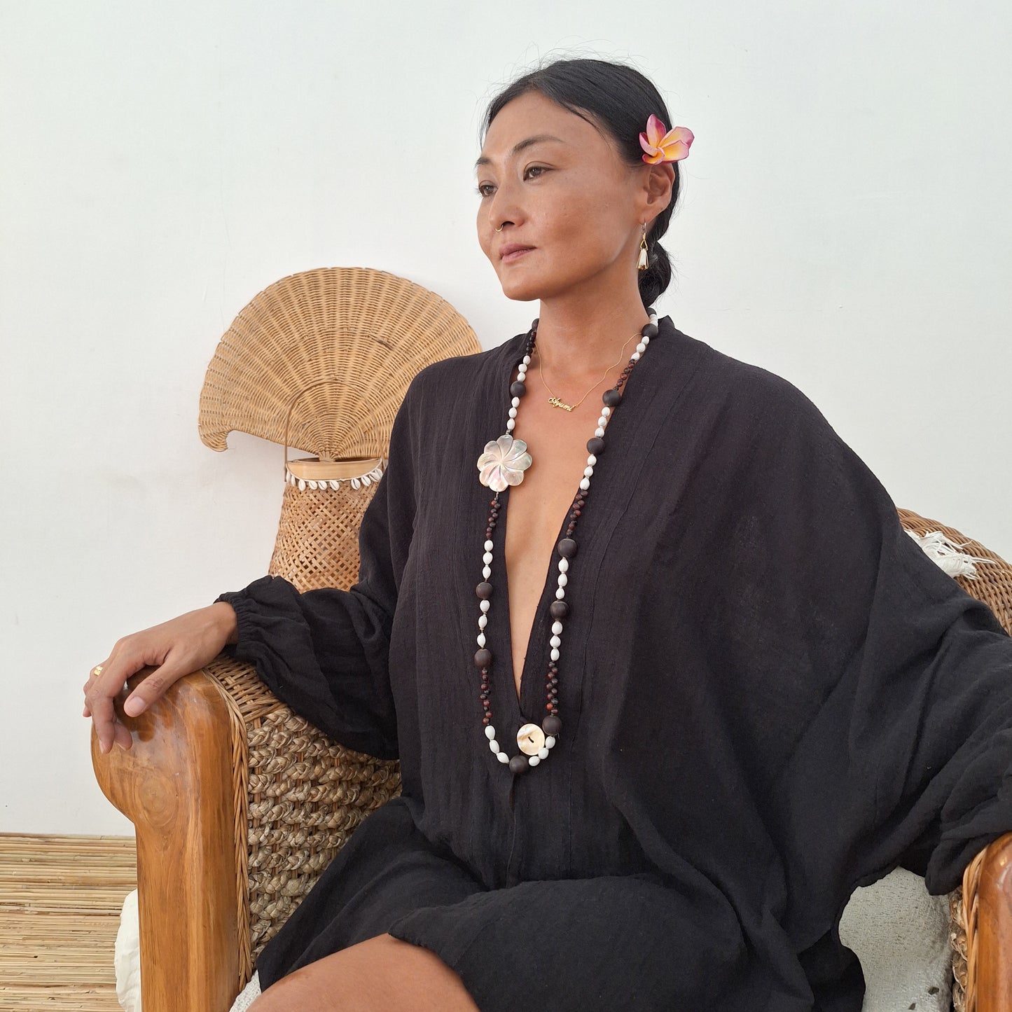 KIMONO MELATI LONG / BLACK