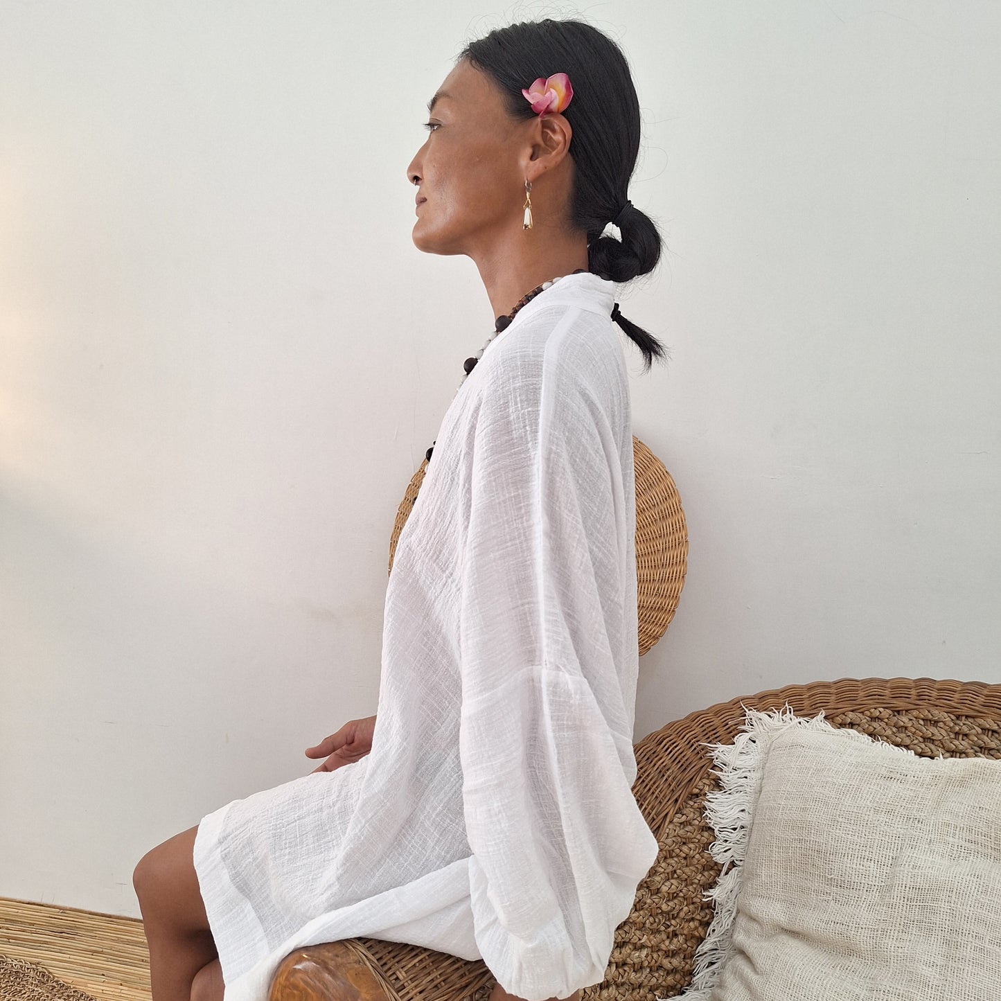 KIMONO MELATI LONG / WHITE