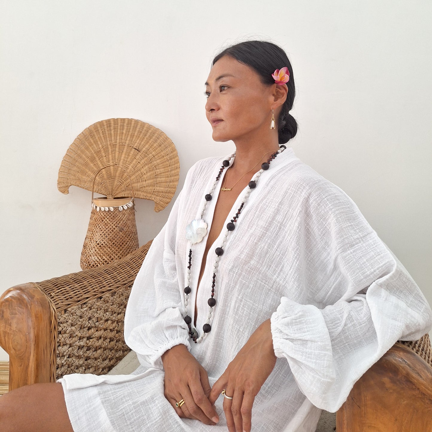 KIMONO MELATI LONG / WHITE