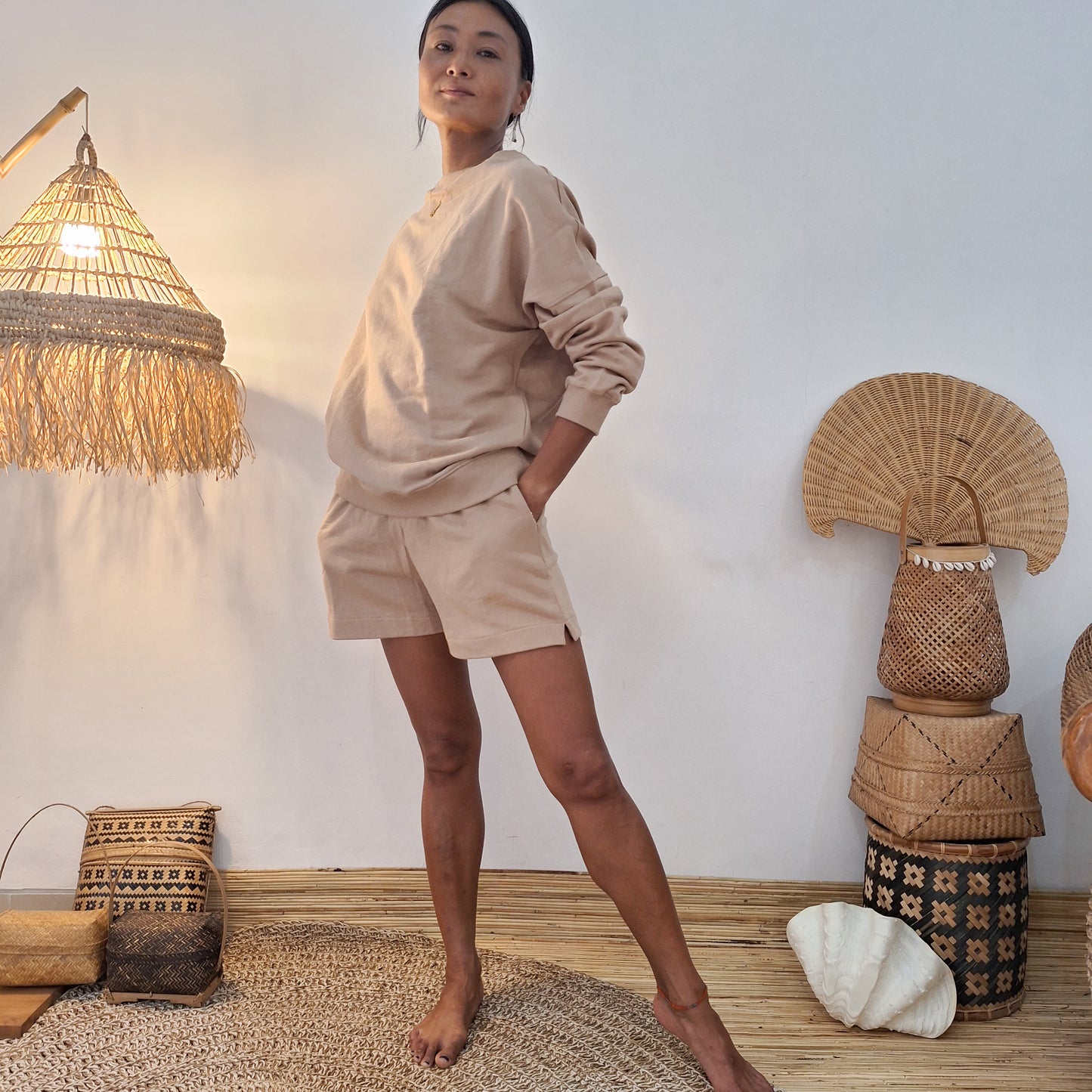 CITRA SHORT PANTS / BISQUIT