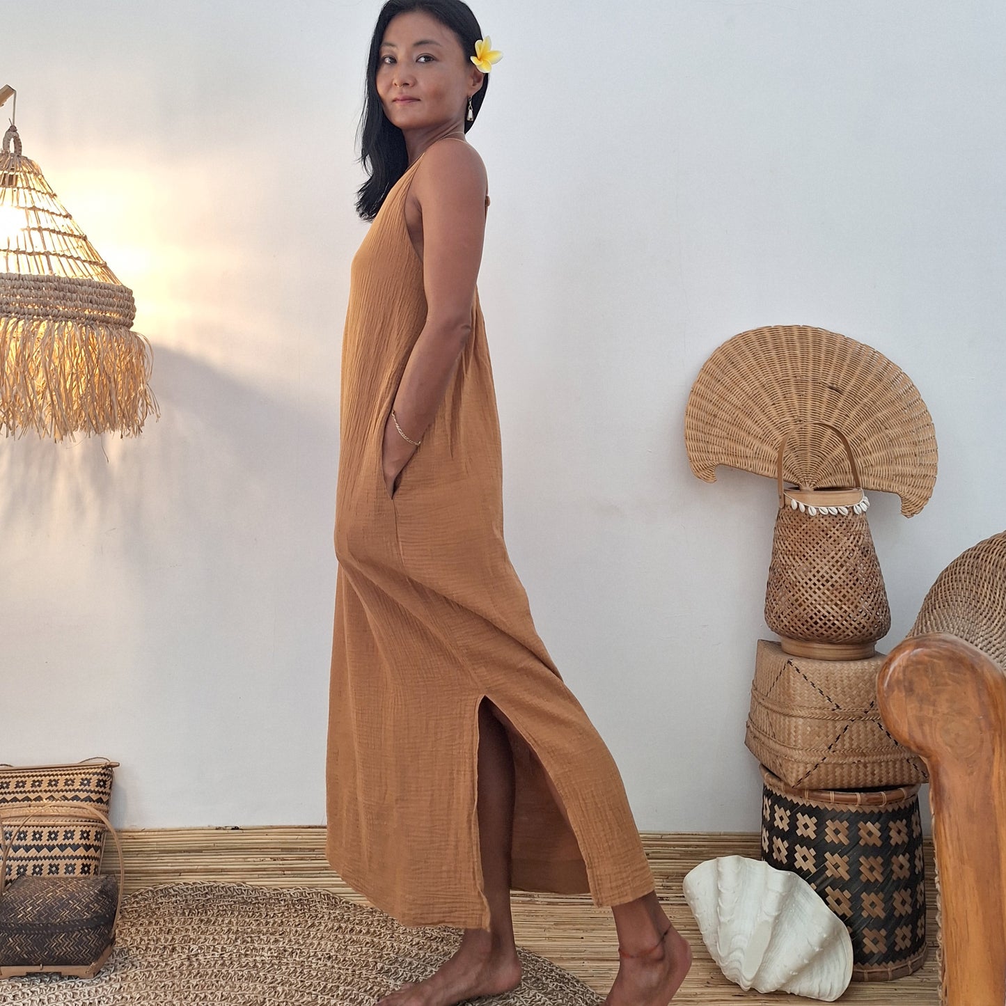DRESS MATAHARI / SAFFRON
