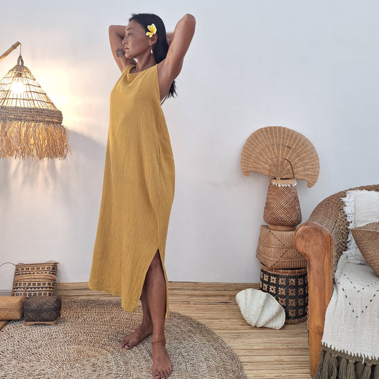 DRESS MATAHARI / TURMERIC