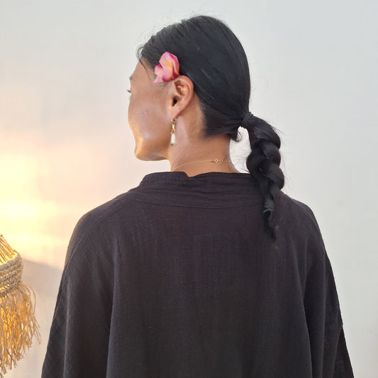 KIMONO MELATI SHORT / BLACK