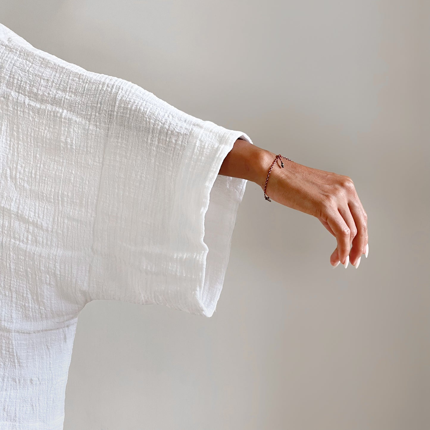 KIMONO MELATI SHORT / WHITE
