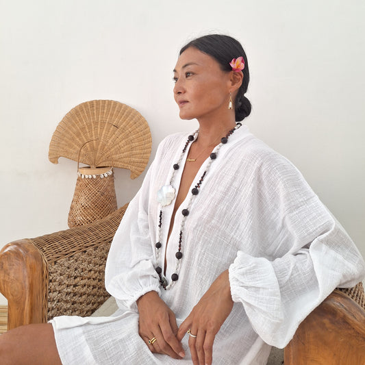 KIMONO MELATI LONG / WHITE