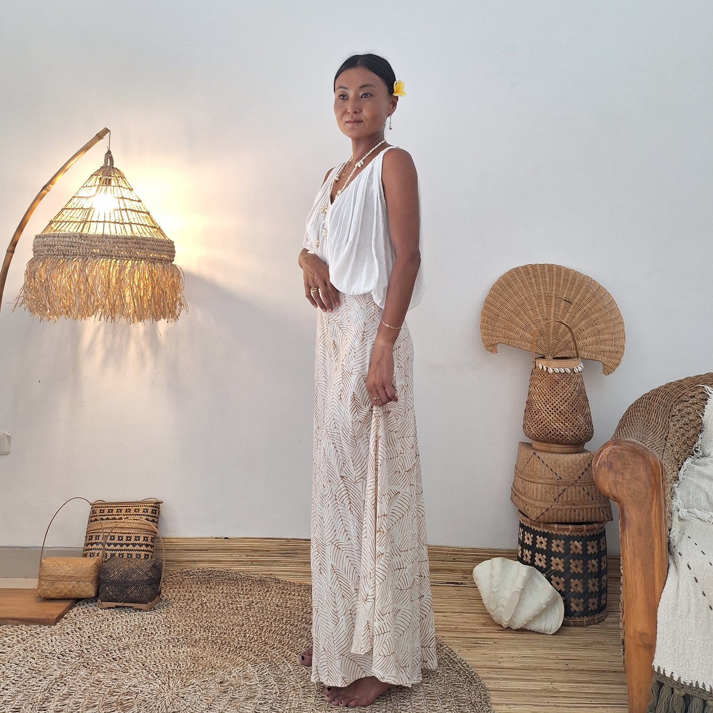 BATIK FLARED SKIRT / CITRA