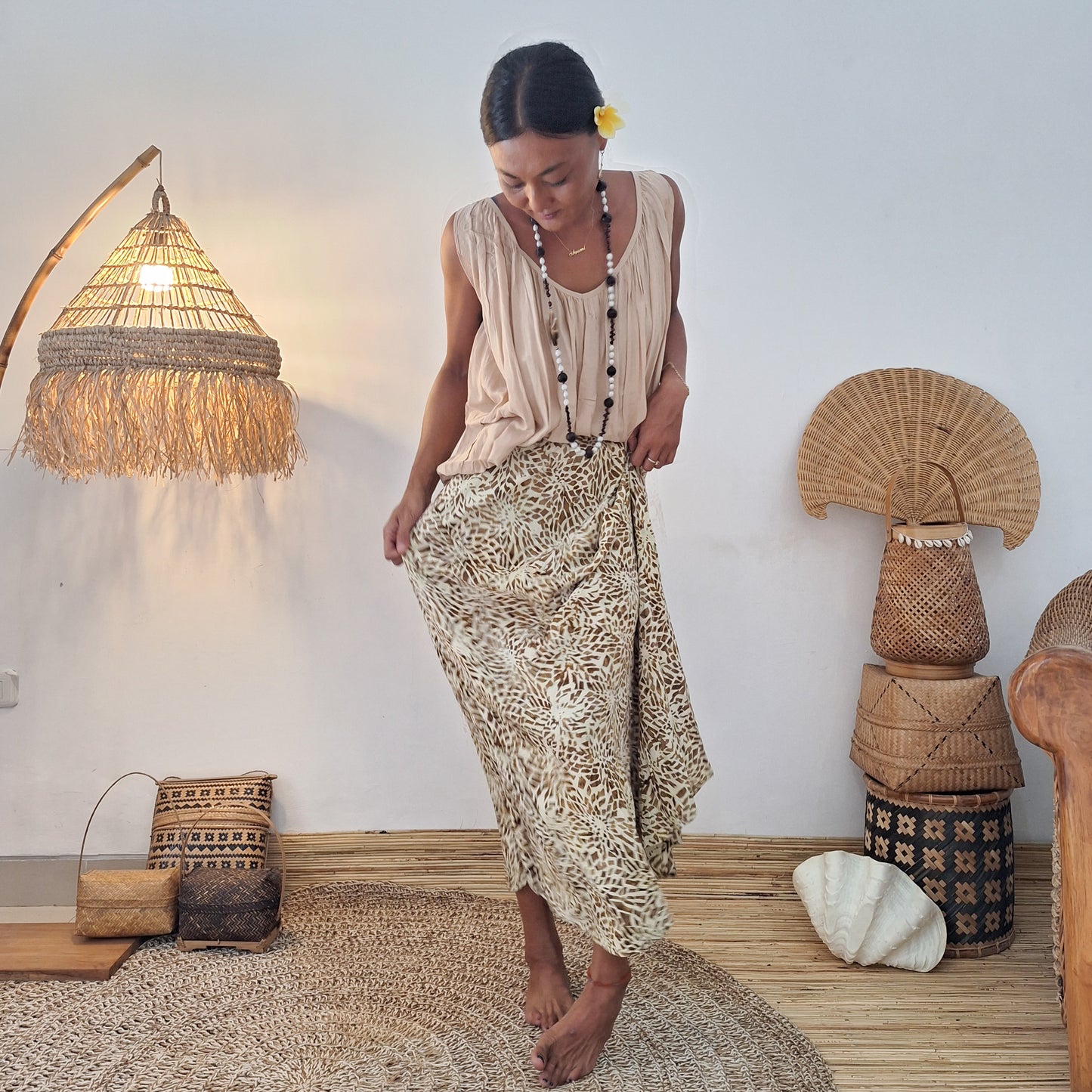 BATIK FLARED SKIRT / KIARA