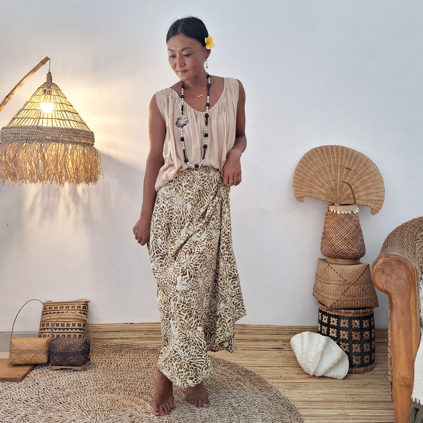 BATIK FLARED SKIRT / KIARA