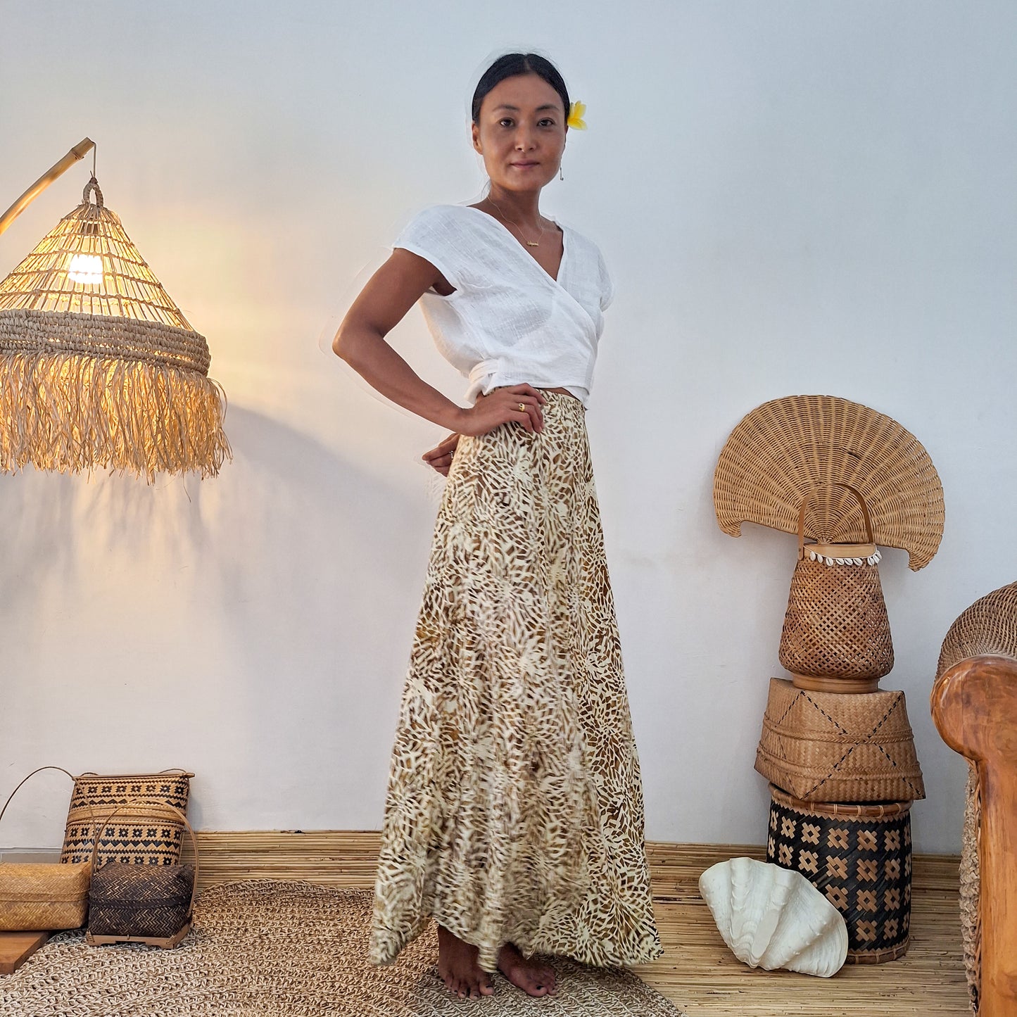 BATIK FLARED SKIRT / KIARA