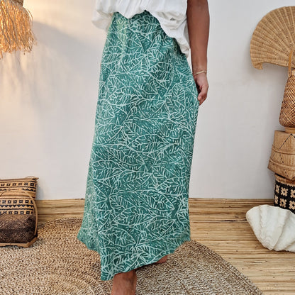 BATIK FLARED SKIRT / SATIA