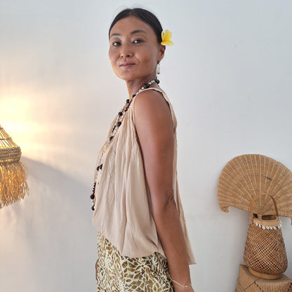 TOP CAHAYA / BEIGE
