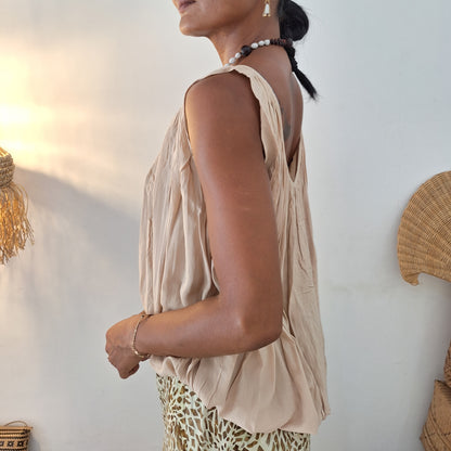 TOP CAHAYA / BEIGE