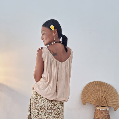 TOP CAHAYA / BEIGE