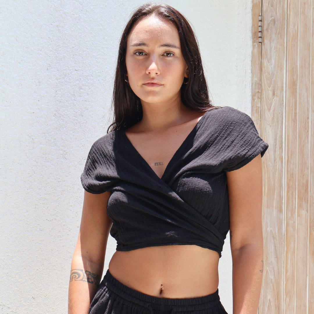 BOLERO CACHE-COEUR / BLACK