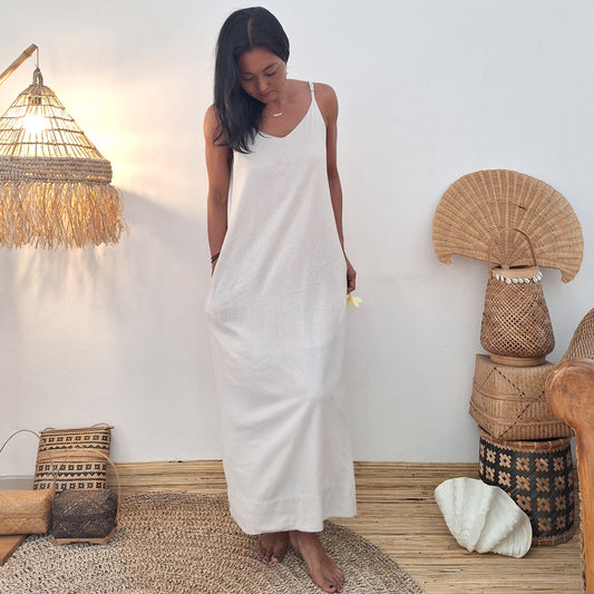 DRESS INTAN / OATMEAL