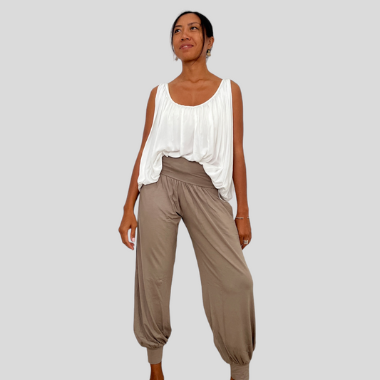 BAMBOO MANIS PANTS LONG / MOCHA