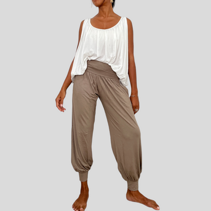 BAMBOO MANIS PANTS LONG / MOCHA