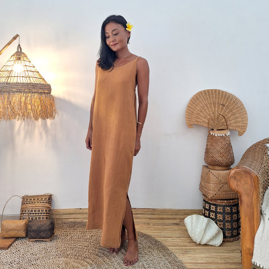 DRESS MATAHARI / SAFFRON