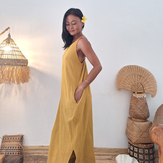 DRESS MATAHARI / TURMERIC