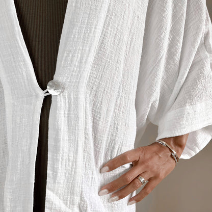 KIMONO MELATI SHORT / WHITE